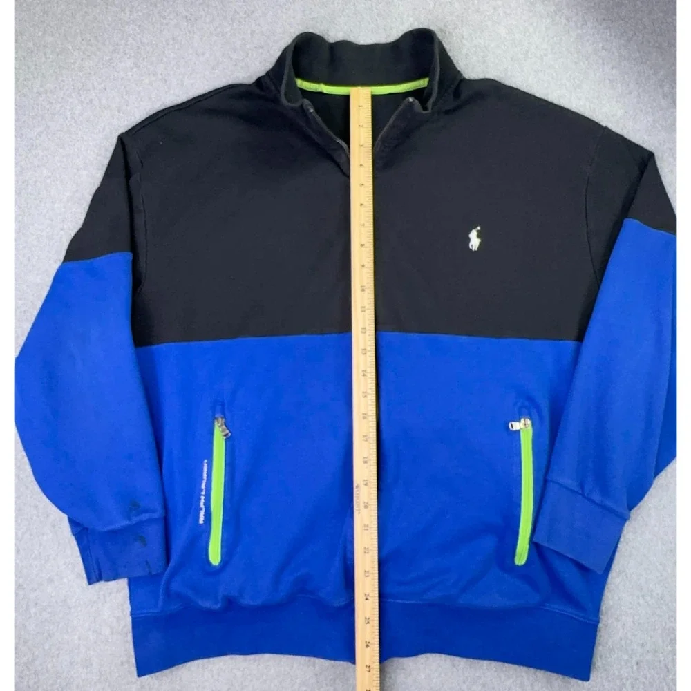 Polo‎ Ralph Lauren Performance Color Block Full Zip Bomber Jacket Men's Size 2XB